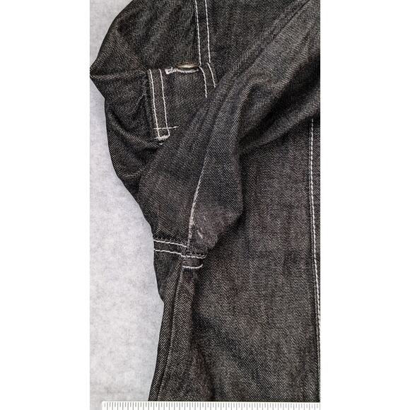 Karl Kani VINTAGE Womens MED Black Denim Cotton Jacket Hip Hop Street Wear USA - Picture 14 of 15